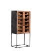 2 Glass Door And Metal Wine Cabinet For Cheap