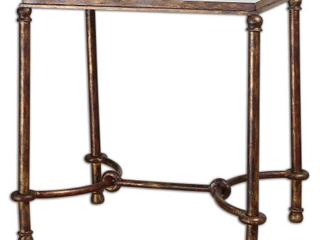 Warring Iron End Table For Discount