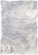 Astrid Collection Hand-Tufted Bsilk & Wool Blue Area Rug- 5  1  X 7  7  For Cheap