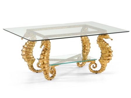 Seahorse Gold Coffee Table on Sale