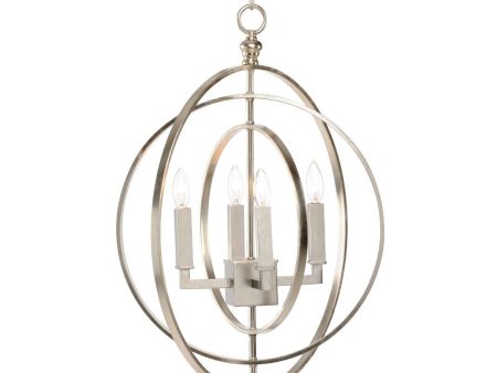 Round Silver Chandelier Hot on Sale