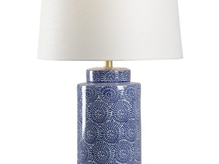 Abigail Lamp - Blue Discount