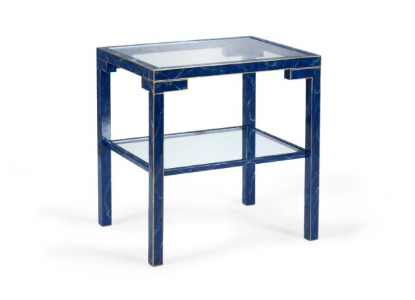 Decker Side Table - Lapis For Discount