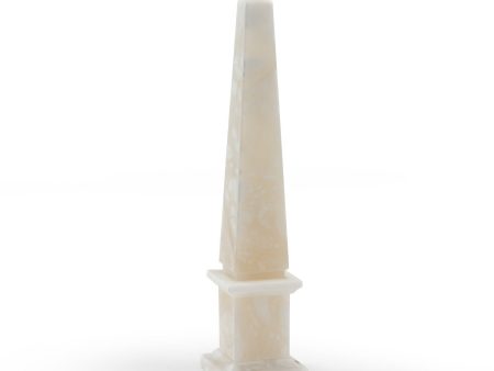 Alabaster Obelisk-Cream (Sm) Hot on Sale