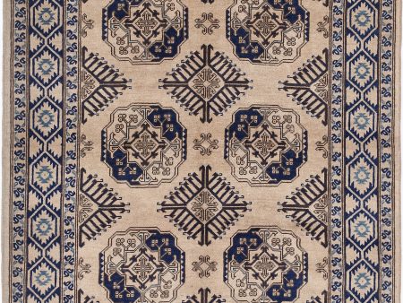 Gold Akcha Revival Hand Knotted Rug Online Hot Sale