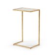 Matteson Gold Side Table For Sale