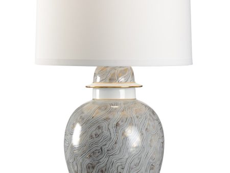 Gray Marblized Lamp Sale