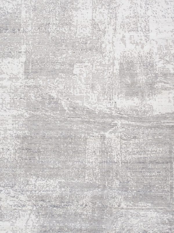 Amari Collection Hand-Loomed Bsilk & Wool Ivory Area Rug- 8  1  X 10  1  Sale