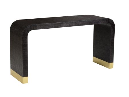 Waterfall Console - Black Cheap