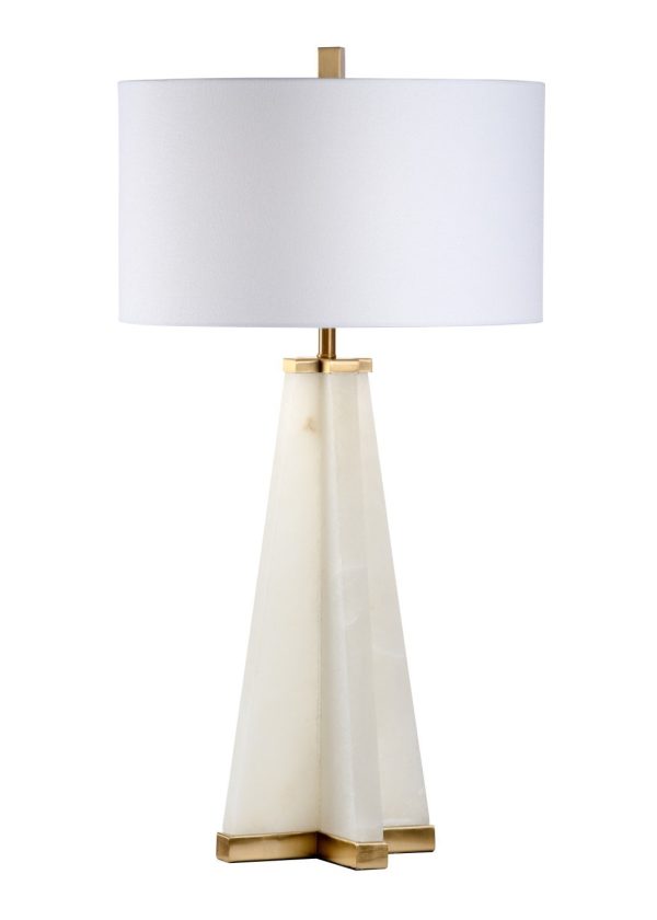 Alabaster Pyramid Lamp Online Sale