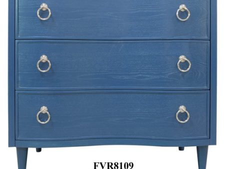 3 Curved Drawer Postman Chest Fashion