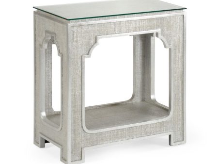 Yangon Side Table - Silver For Sale