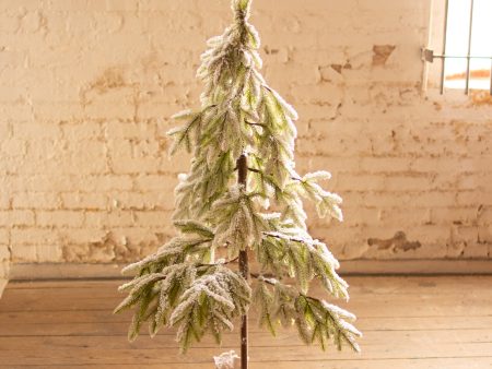 Artificial Frosted Christmas Tree - Medium Cheap