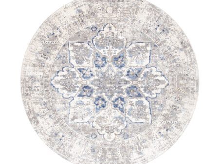 Efes Design L. Grey Fabric Area Rug- 8  0  X 8  0  Online Hot Sale