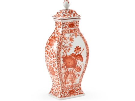 Covered Lotus Leaf Vase Hot on Sale