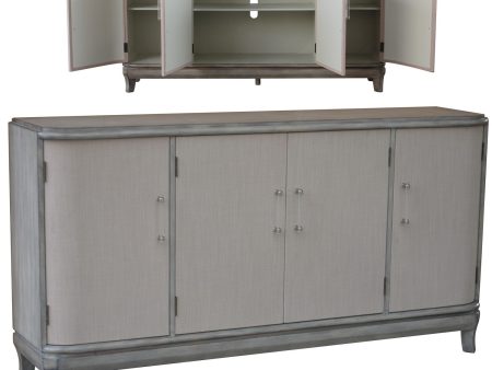 Acrylic Hardware Grey Wash Sideboard Online Hot Sale