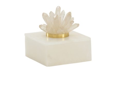 Albaster And Crystal Box on Sale