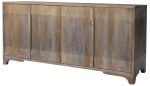 2 Tone Grey 4 Door Sideboard Online Hot Sale