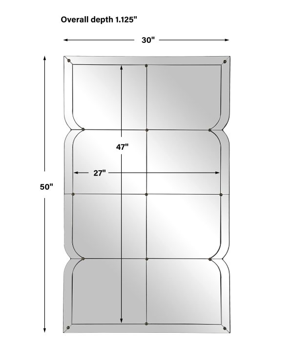 Calgary Oversized Panel Mirror Discount