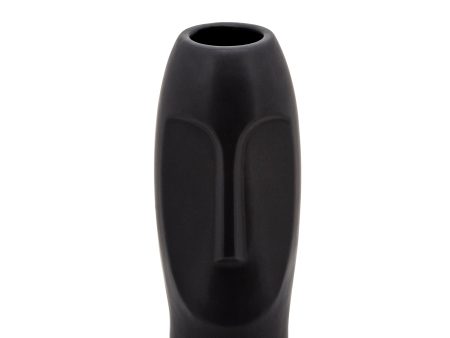 10 H Face Vase, Black Sale