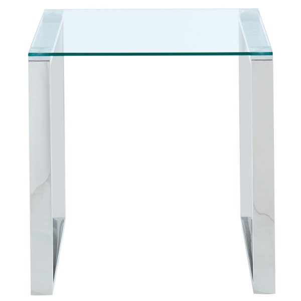 Zevon-Accent Table-Silver Fashion