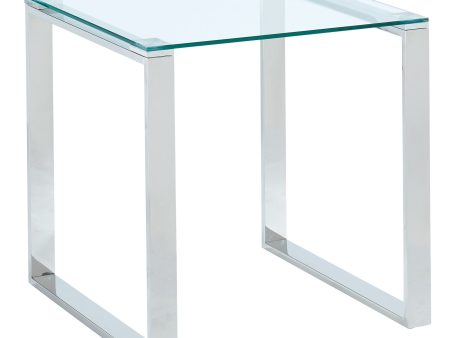 Zevon-Accent Table-Silver Fashion