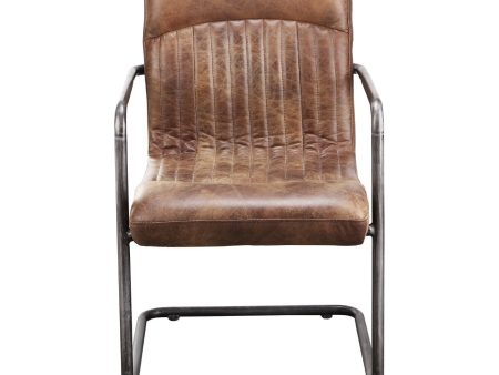 Ansel Arm Chair Light Brown-Set Of Two Fashion