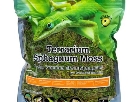 Galapagos 5-Star Terrarium Sphagnum Moss Snake Bedding Substrate Fresh Green, 1 Each 4 qt by Galapagos Fashion