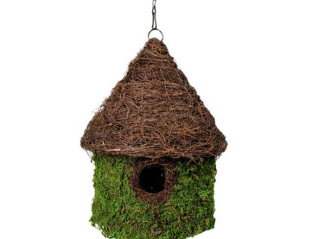 Galapagos Bungalow Woven Birdhouse Fresh Green, 1 Each 11Inx15 in by Galapagos on Sale